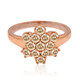 Anello in oro con Diamante Rose de France SI1 di Argyle (Annette)