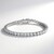 Bracciale in argento con Topazio Bianco (Adela Silber)