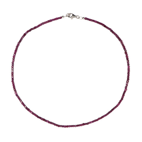 Collier en argent et Rubis de Madagascar (Riya)