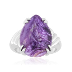 Zilveren ring met een Charoite