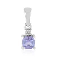 Pendentif en argent et Tanzanite