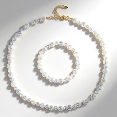 Parure in argento con Quarzo Aura Angel