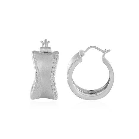 Zircon Silver Earrings (de Melo Essence)