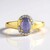 Anello in argento con Tanzanite