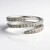Anillo en plata con Diamante chocolate I2