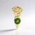 Ciondolo in oro con Tormalina Verde (Ornaments by de Melo)