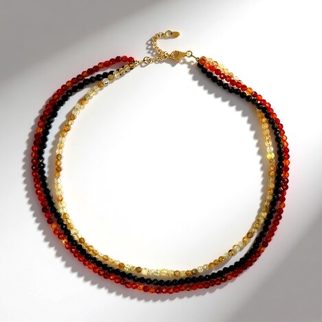 Collana in argento con Citrino