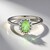 Anello in argento con Granato Menta Merelani