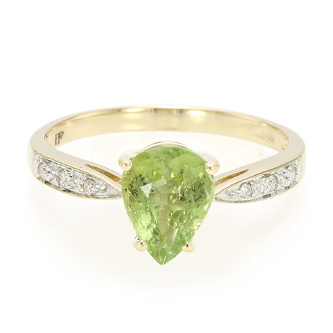 Nigerianischer Paraiba-Turmalin-Goldring