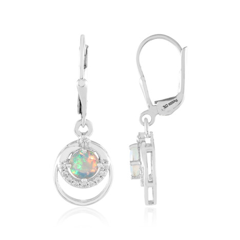 Welo-Opal-Silberohrringe