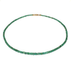 Collar en oro con Esmeralda de Zambia