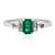 Anello in oro con Smeraldo Zambia AAA
