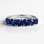 Anello in argento con Cianite del Nepal