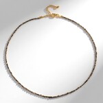 Collana in argento con Diamante Champagne