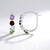 Boucles d'oreilles en argent et Améthyste