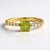Anello in argento con Peridoto Arizona