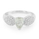 Anello placcato in platino con Tormalina Cuprian
