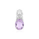 Colgante en plata con Amatista Rosa de Francia