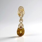 Ciondolo in oro con Zircone Giallo (de Melo)