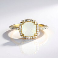Anello in argento con Opale Paraiba