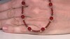 Collier en argent et Onyx rouge
