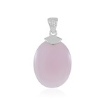 Colgante en plata con Calcedonia lavanda (MONOSONO COLLECTION)