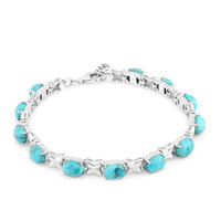Kingman Blue Mojave Turquoise Silver Bracelet (Faszination Türkis)
