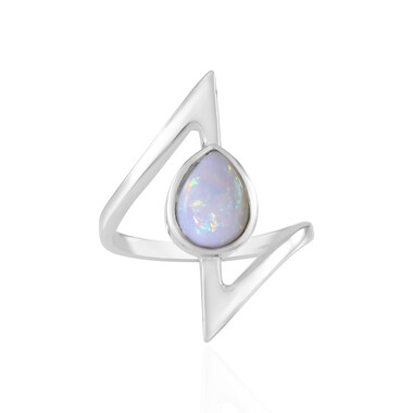 Australian Opal Silver Ring