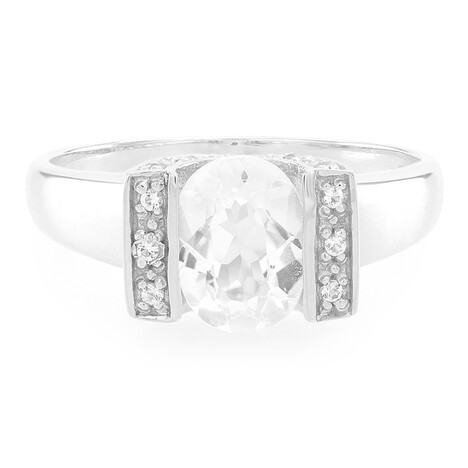 Anello in argento con Berillo Himalayano