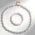 Parure in argento con Quarzo Aura Angel