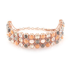 Bracelet en argent et Pierre de lune argent (KM by Juwelo)