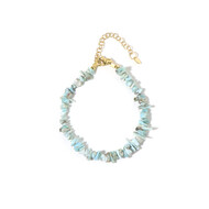 Bracciale in argento con Larimar