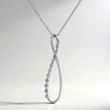 Collar en oro con Diamante SI1 (H) (CIRARI)