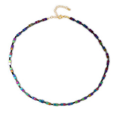Collier en argent et Hématite mystique