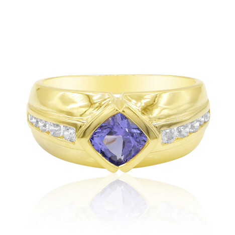 Tansanit-Goldring (de Melo)