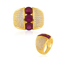 Anello in argento con Rubino del Madagascar (de Melo Essence)