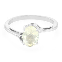 Bague en argent et Orthose