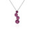 Collana in argento con Rodolite di Naktamunda