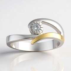 Anello in argento con Diamante I1 (G) (Annette)