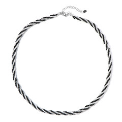 Collana in argento con Spinello Nero