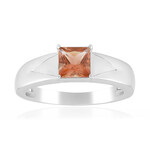 Zilveren ring met een Oregon zonnesteen