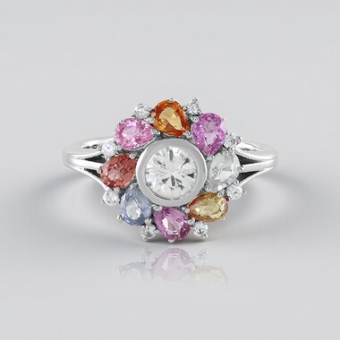 Anillo en plata con Zircón