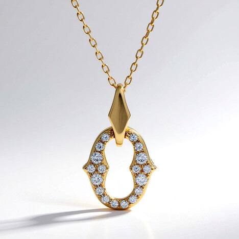 Collana in oro con Diamante SI1 (H) (CIRARI)