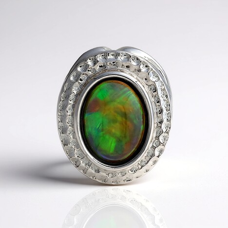 Ciondolo in argento con Opale Mezezo (MONOSONO COLLECTION)