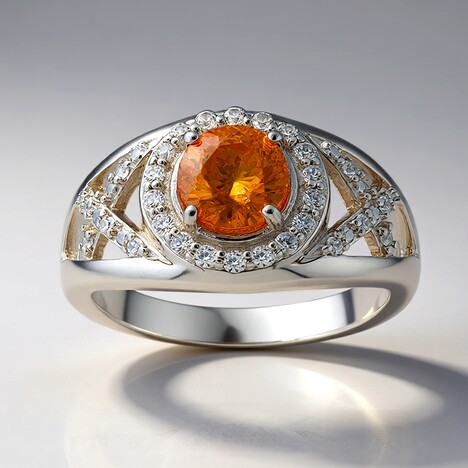 Anello in argento con Sfalerite (Remy Rotenier)