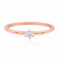 Anillo en oro con Diamante SI1 (G) (Annette)