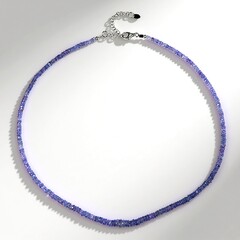 Collana in argento con Tanzanite