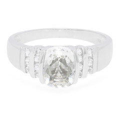 Himalayan Beryl Silver Ring