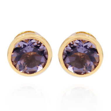 Orecchini in argento con Quarzo Mirtillo