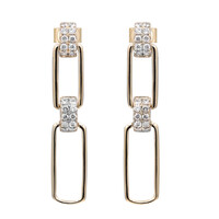 Boucles d'oreilles en or et Diamant SI2 (H) (CIRARI)